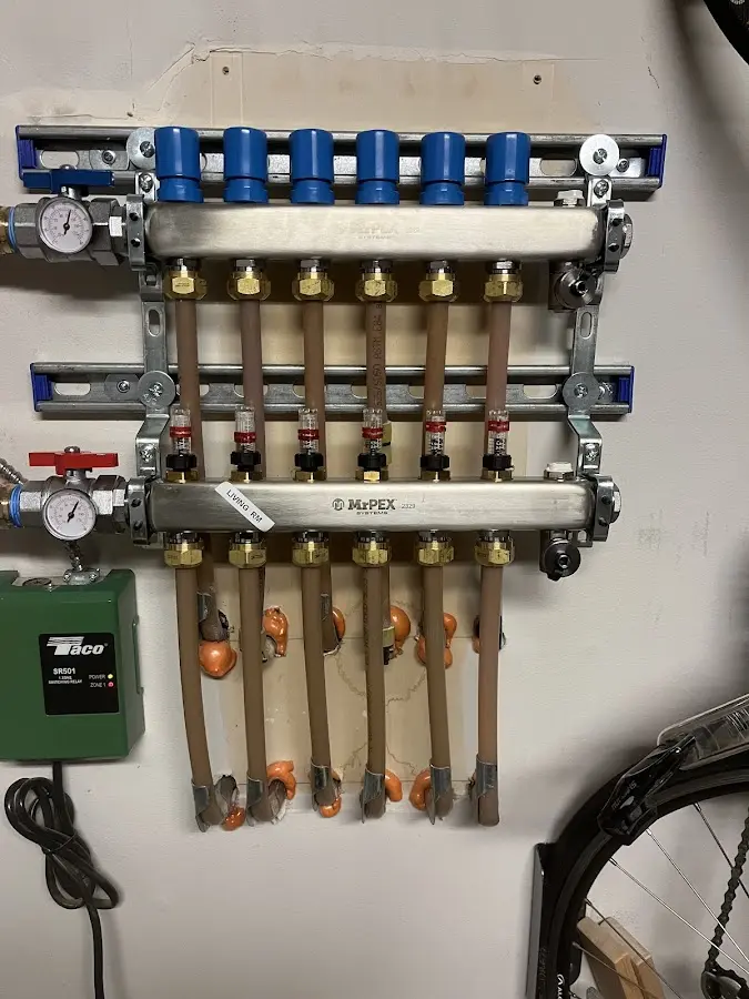 Plumber performing Leak Detection at a residential property in Eunice